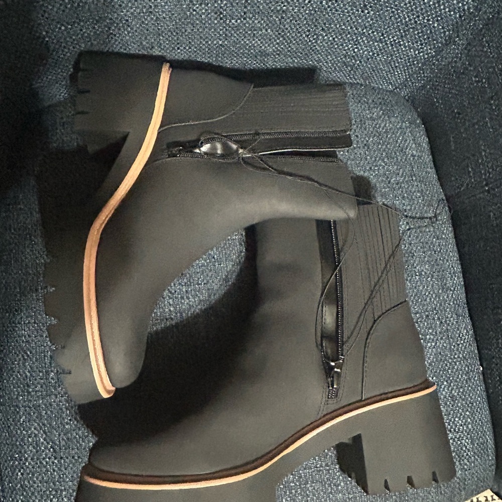 a.n.a Black Boots with Classic Design